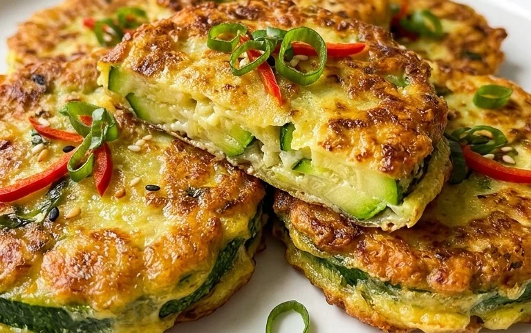 Quick & Easy Korean Zucchini Fritters (Hobak Jeon)