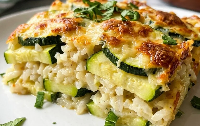 Julia Child's Zucchini and Rice Gratin (Tian de Courgettes au Riz)