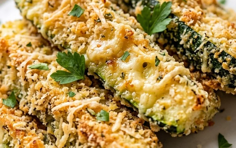 Parmesan Crusted Zucchini Sticks