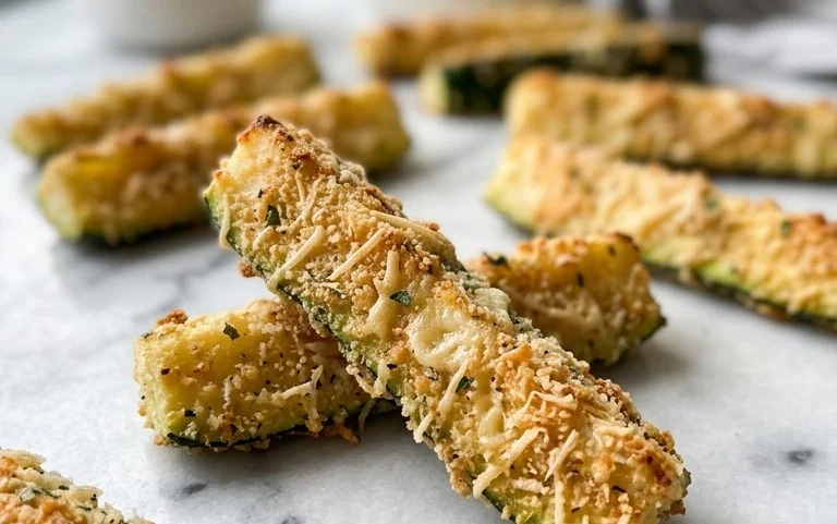 Parmesan Crusted Zucchini Sticks