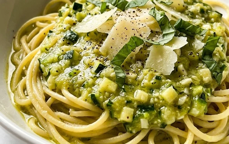 Simple Fresh Zucchini Pasta Sauce