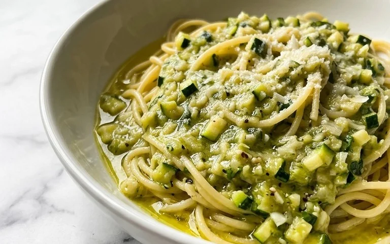 Simple Fresh Zucchini Pasta Sauce