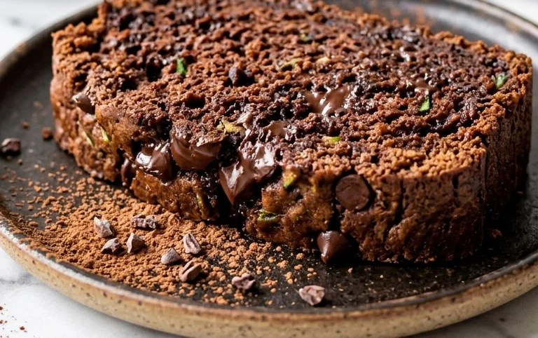 Double Dark Chocolate Zucchini Bread