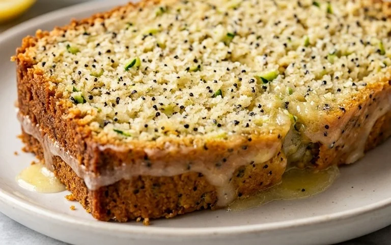 Easy Lemon Poppy Seed Zucchini Bread
