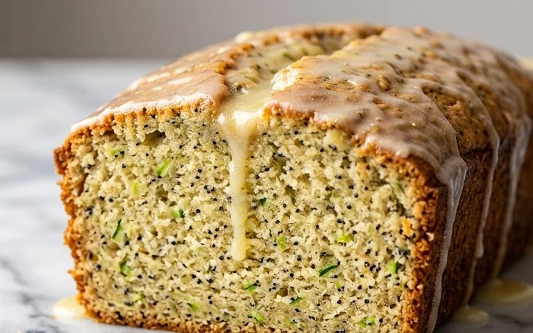 Easy Lemon Poppy Seed Zucchini Bread