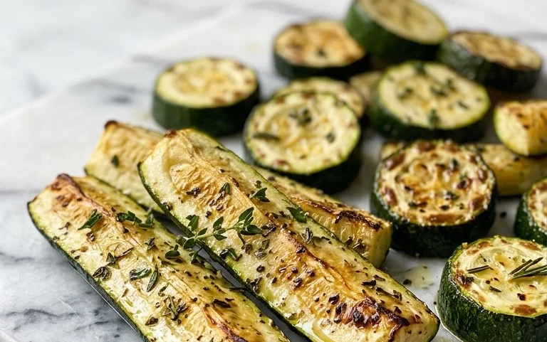 Simple Herb-Infused Roasted Zucchini Recipe