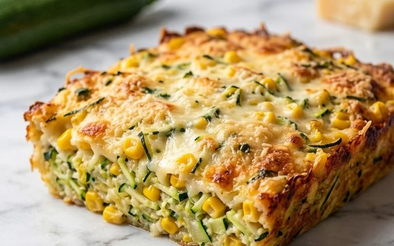 Zucchini Corn Parmesan Bake Recipe