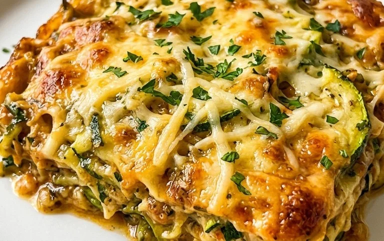 Cheesy Baked Zucchini Casserole
