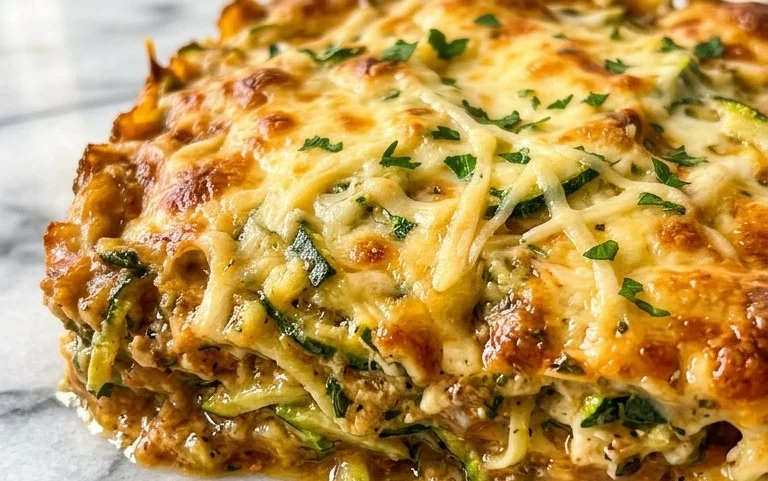 Cheesy Baked Zucchini Casserole